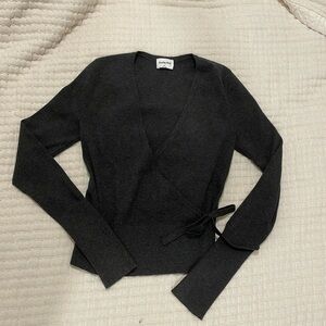 ballet style wrap top